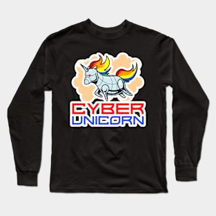 robot unicorn Long Sleeve T-Shirt